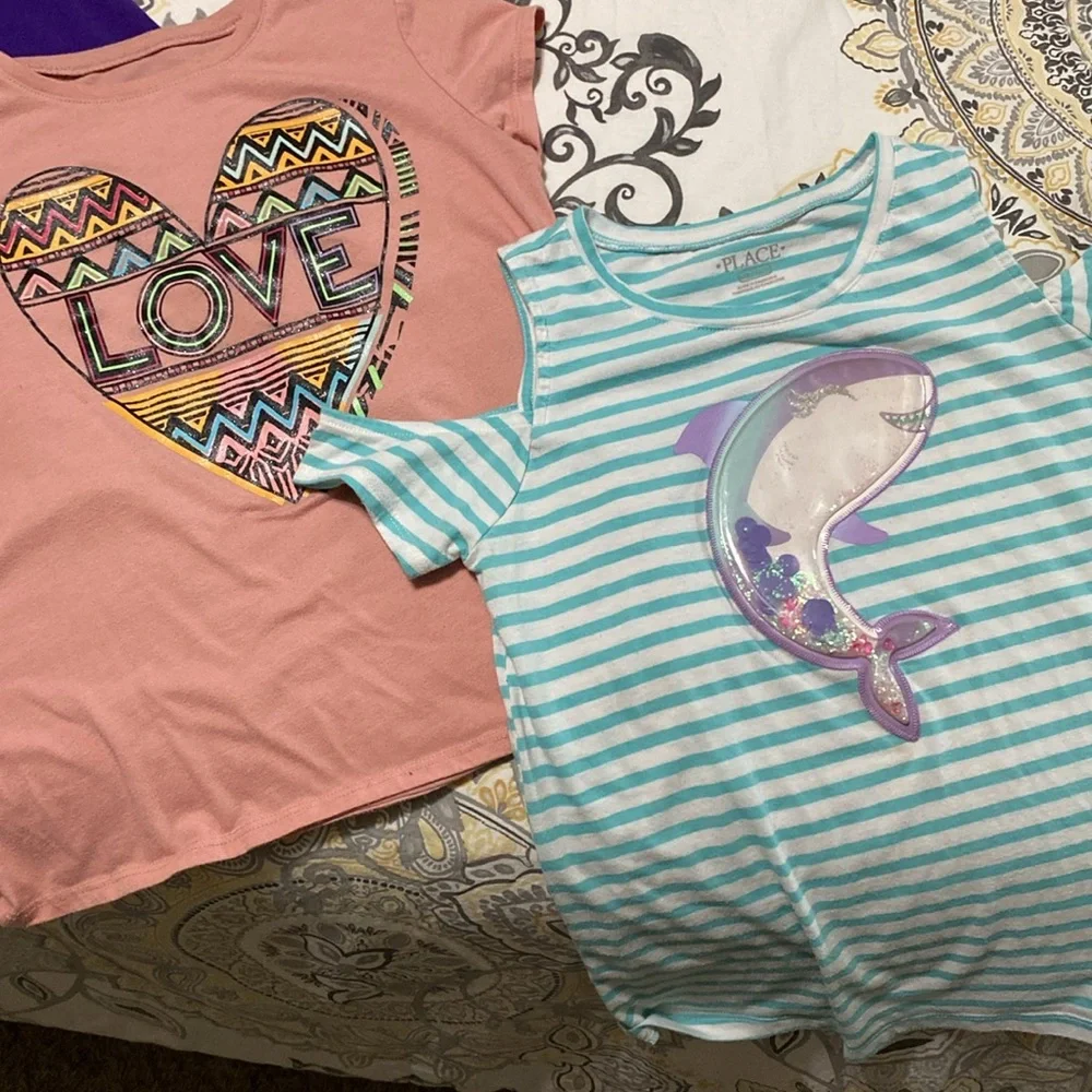 The Children’s Place 4-Pack Girls Tops Shirts Bundle Multicolor Size 10/12